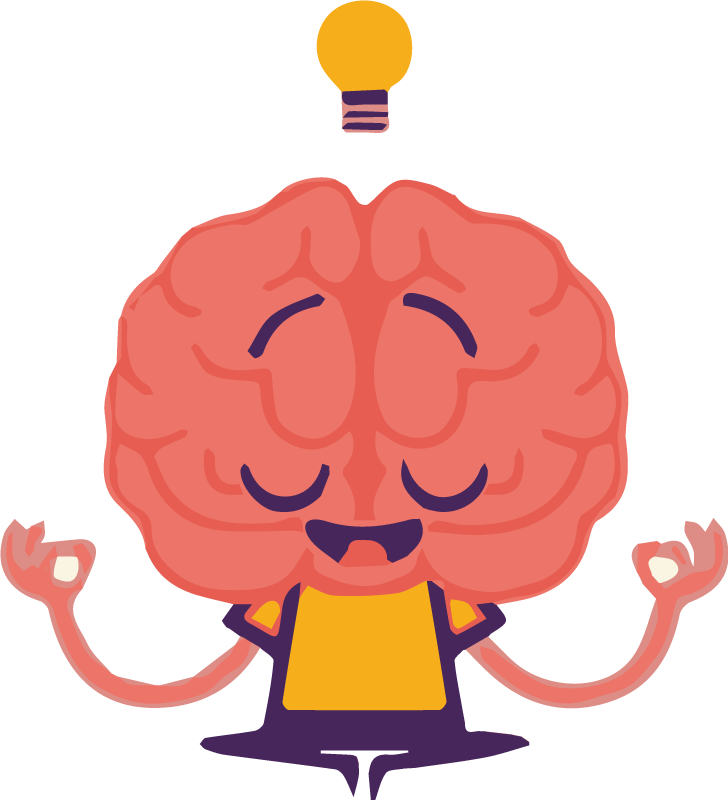 Office poster zen brain artwork - TenStickers