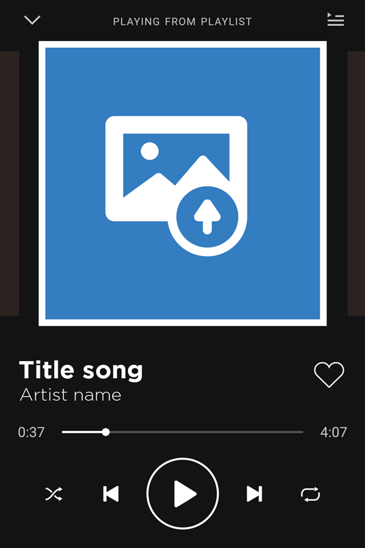 Living room poster inspired by spotify canvas - TenStickers