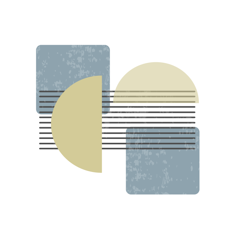 Living room poster contemporary art modern design - TenStickers