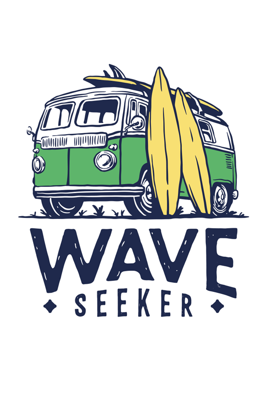 Surfing adventure sports poster - TenStickers