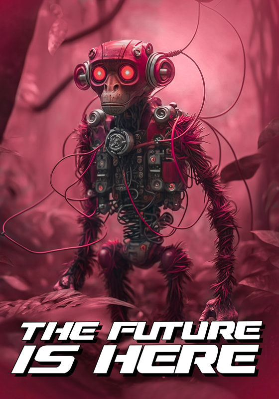 Robot MonkeyRobot Monkey is a robotic animal that is programmed t - TenStickers