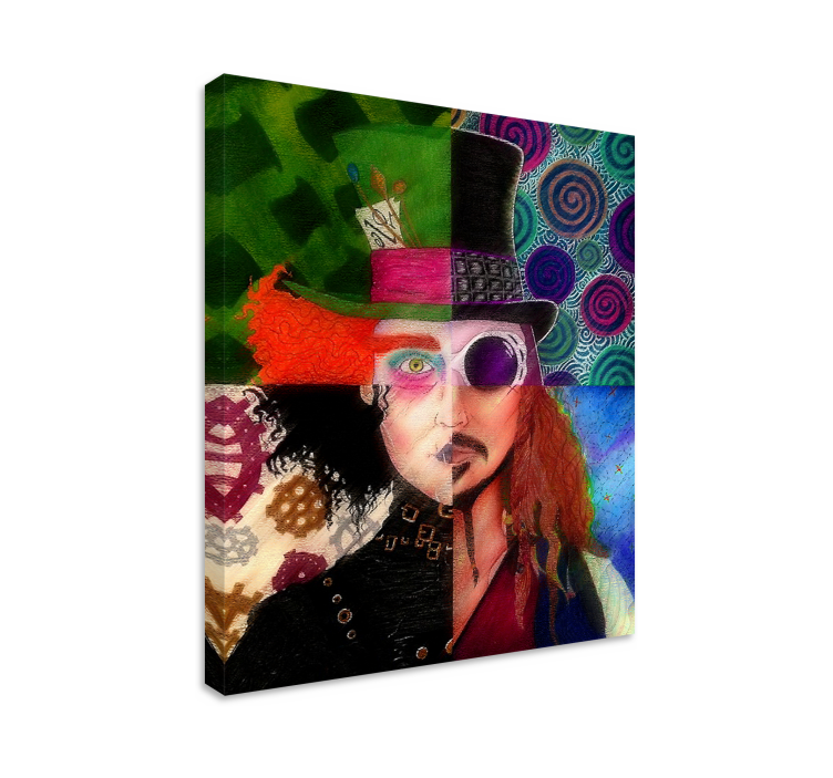 Johnny Depp character canvas prints - TenStickers