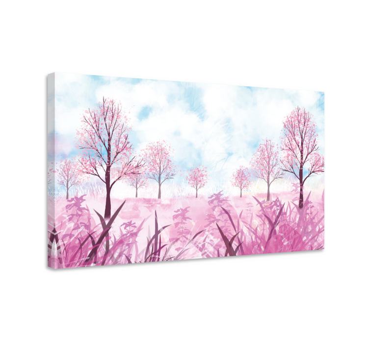 Spring Tree wall art canvas - TenStickers