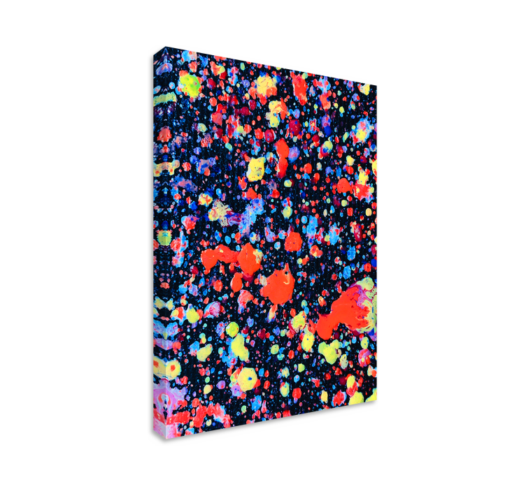 Explosion colors Canvas wall art - TenStickers
