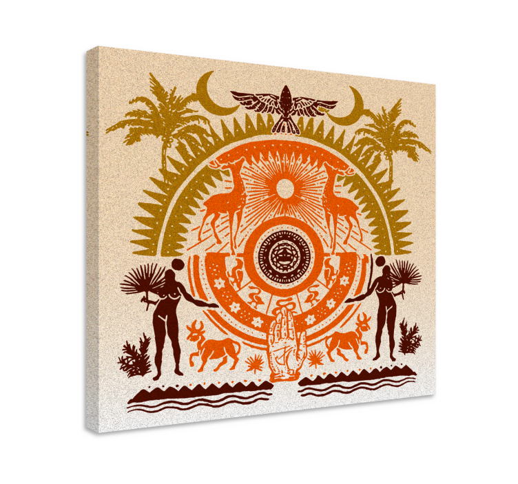 Buddha wall art spiritual nature scene - TenStickers