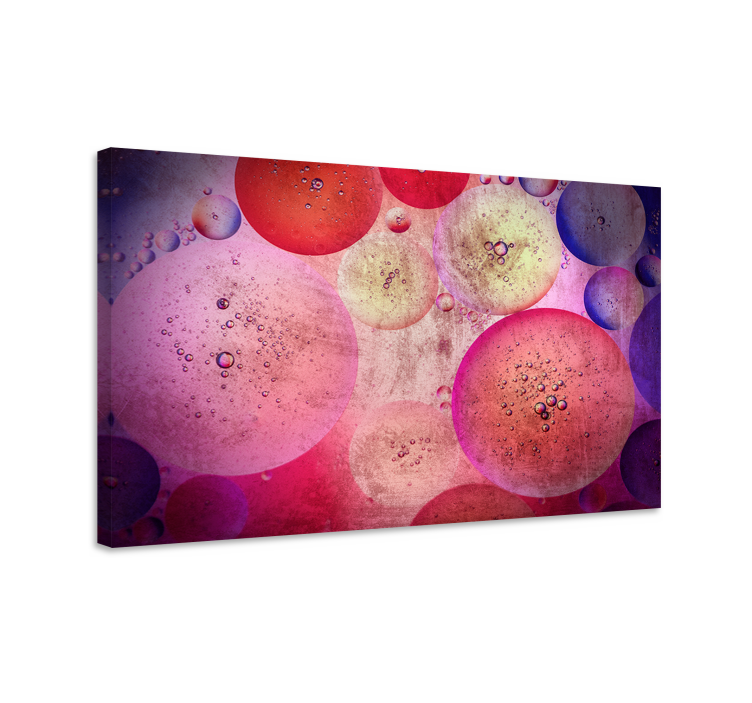 Abstract wall art  1 bubble patterns design - TenStickers