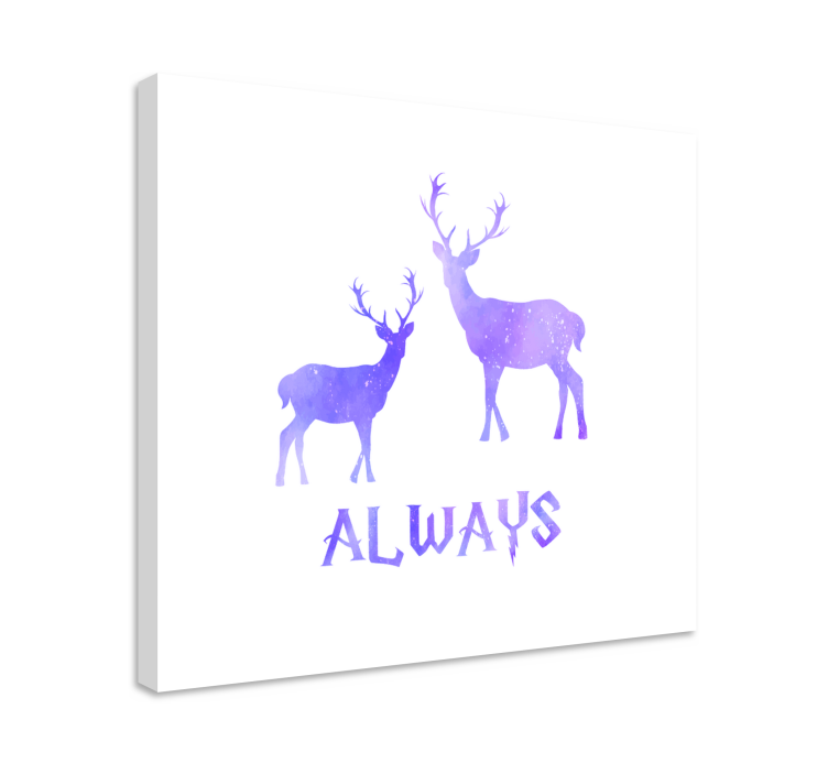 Harry Potter stag canvas art - TenStickers