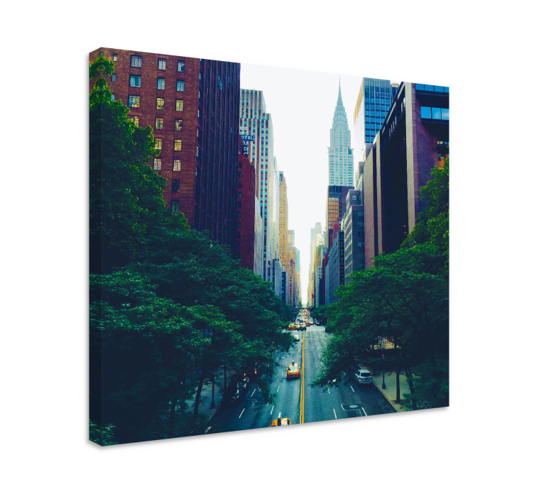 Cityscape wall art manhattan cityscape - TenStickers