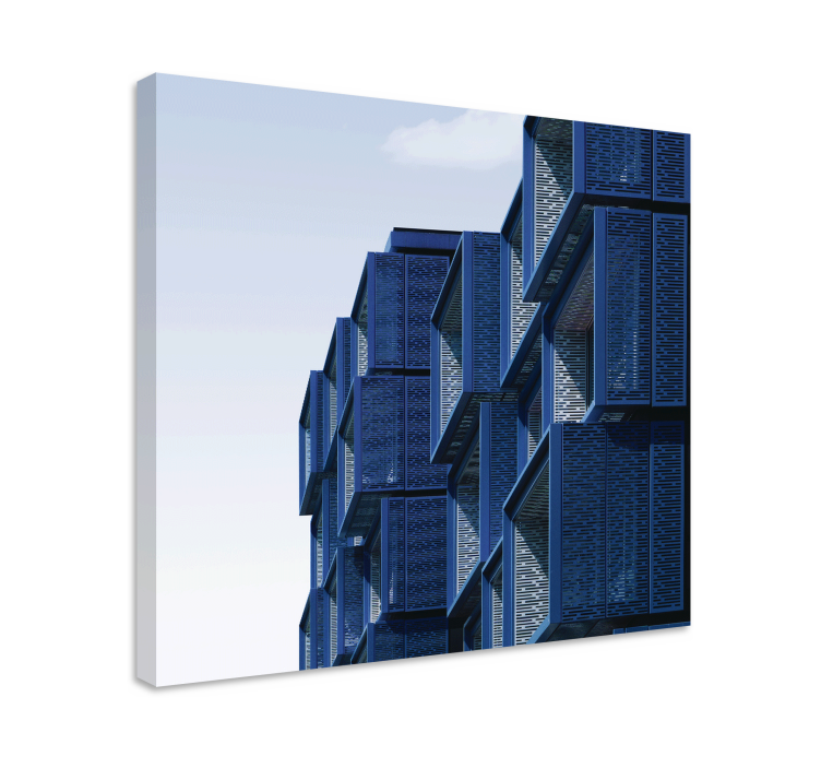 Exterior of modern buildings city canvas prints - TenStickers