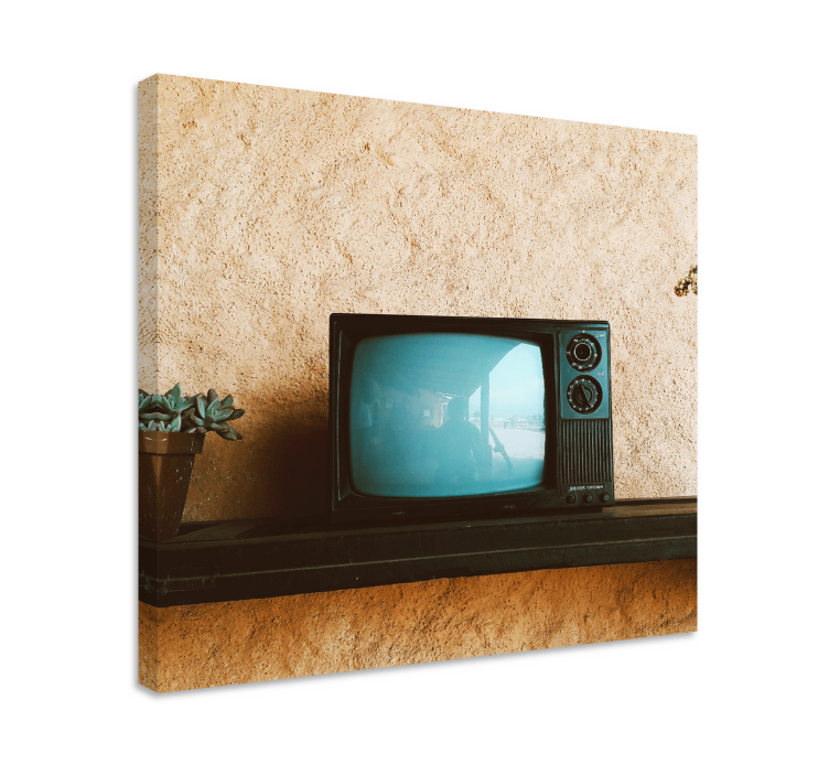 Original old tv canvas pictures for living room - TenStickers