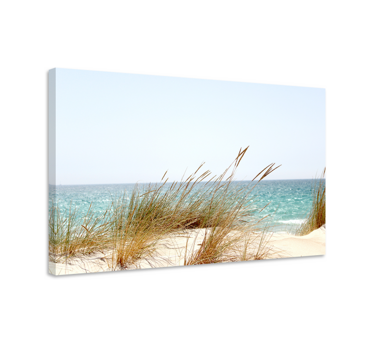 Landscape canvas coastal dunes view - TenStickers