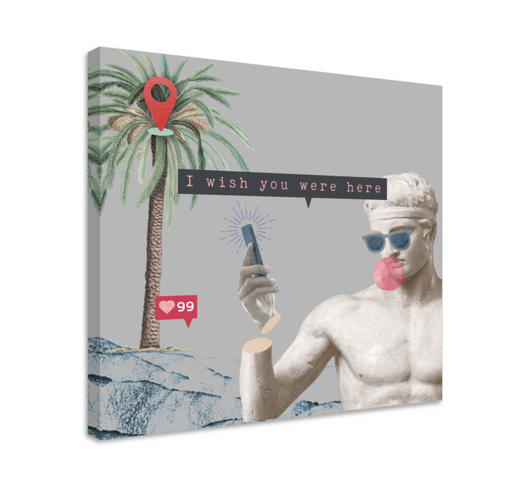 Love quote statue bedroom wall prints - TenStickers