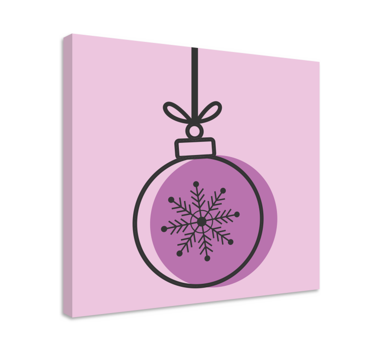 Sports canvas art snowflake decoration - TenStickers