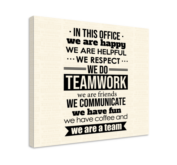 Job Quotes motivational canvas - TenStickers