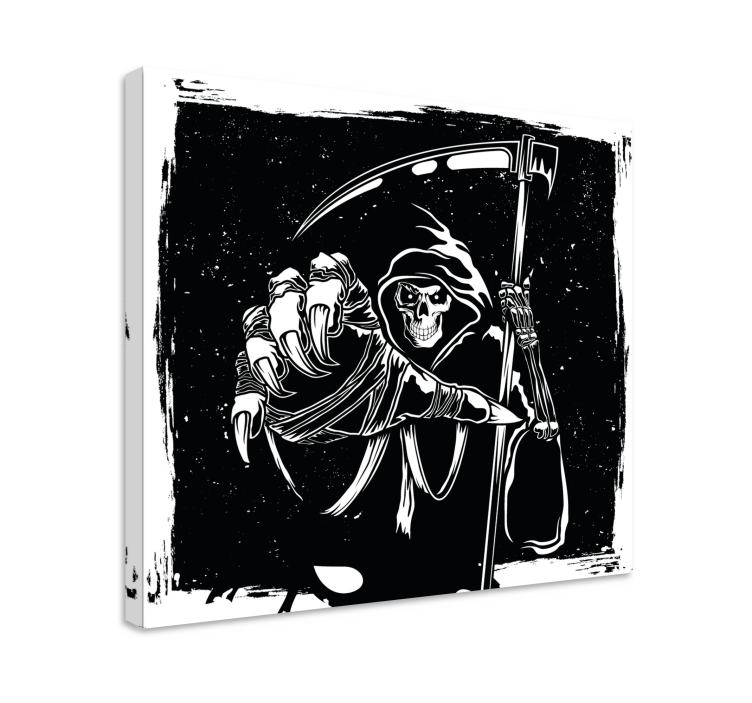 Evil silhouette original decal modern canvas - TenStickers