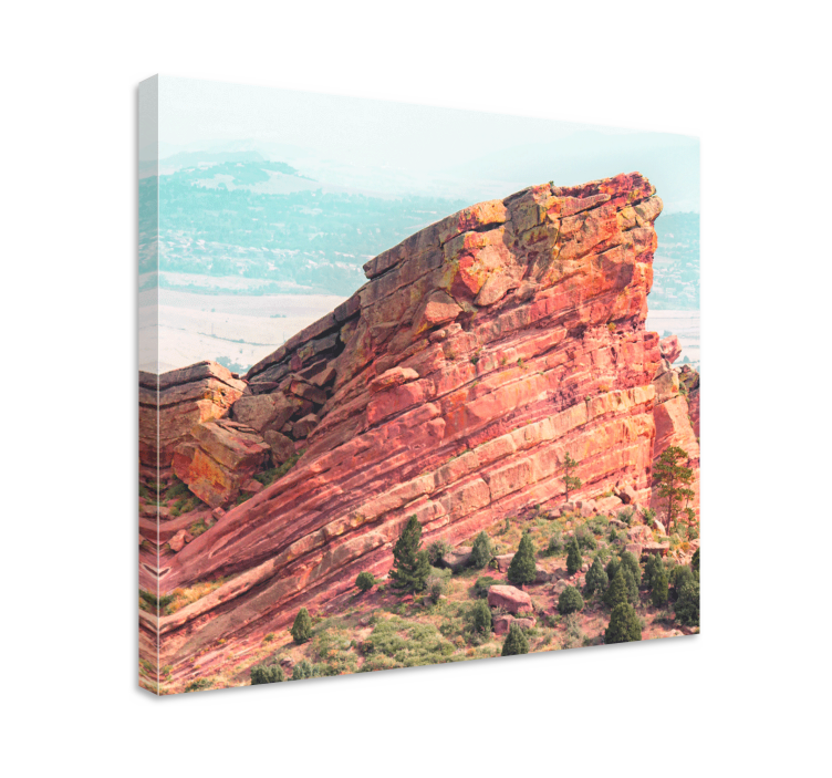 Rock formation aesthetic landscape canvas - TenStickers