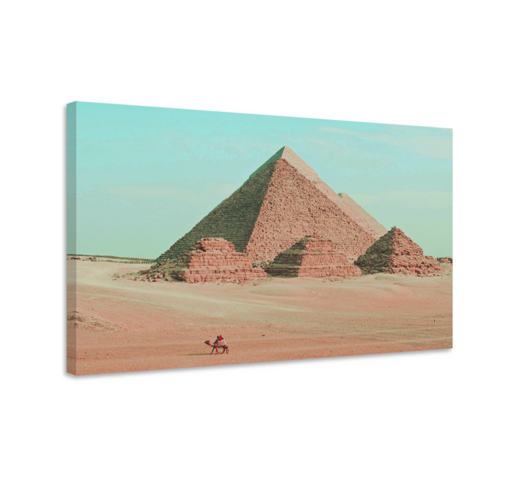 Pyramids aesthetic photography landscape canvas - TenStickers