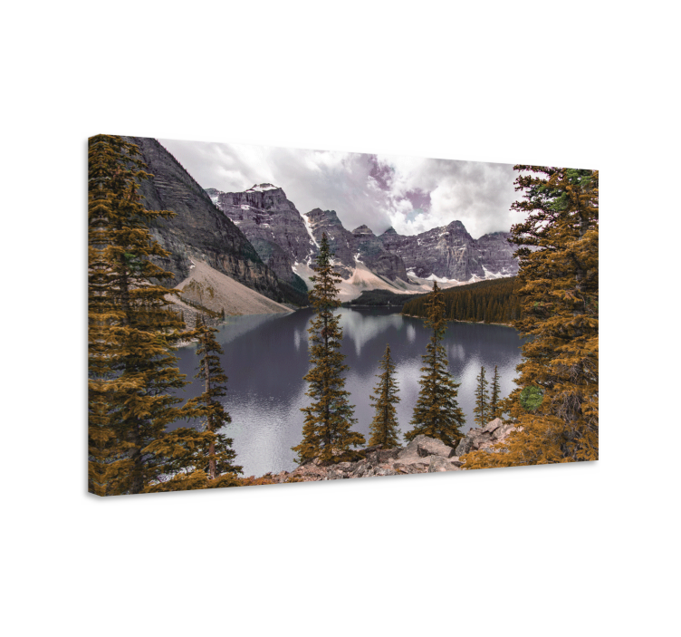 Canadian forest aesthetic landscape canvas - TenStickers