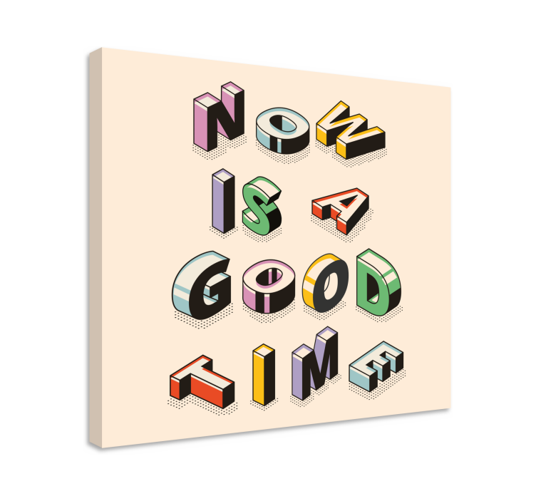 Quote canvas inspirational text artwork - TenStickers