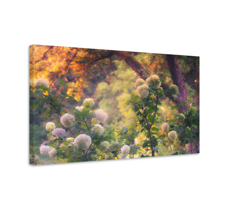 Flowers canvas floral meadow blossoms - TenStickers