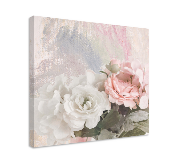 Flowers canvas floral blossom display - TenStickers