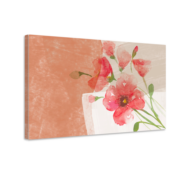 Flowers canvas soft blossom display - TenStickers