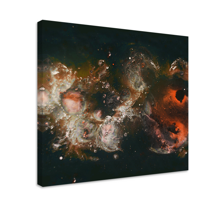Beautiful view milky way landscape canvas - TenStickers