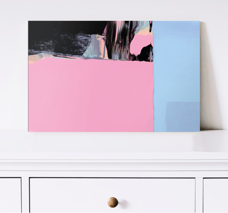 Abstract wall art  1 abstract color segments - TenStickers