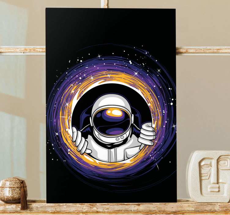 Astronauts and black holes bedroom wall prints - TenStickers