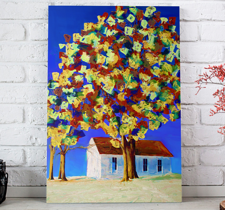 Spring Tree elegant canvas - TenStickers