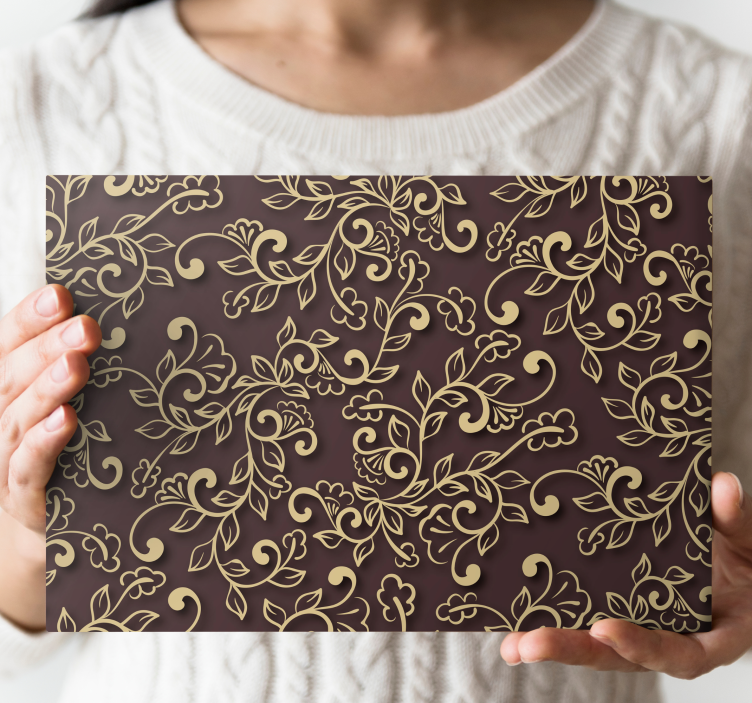 Flowers canvas graceful botanical design - TenStickers