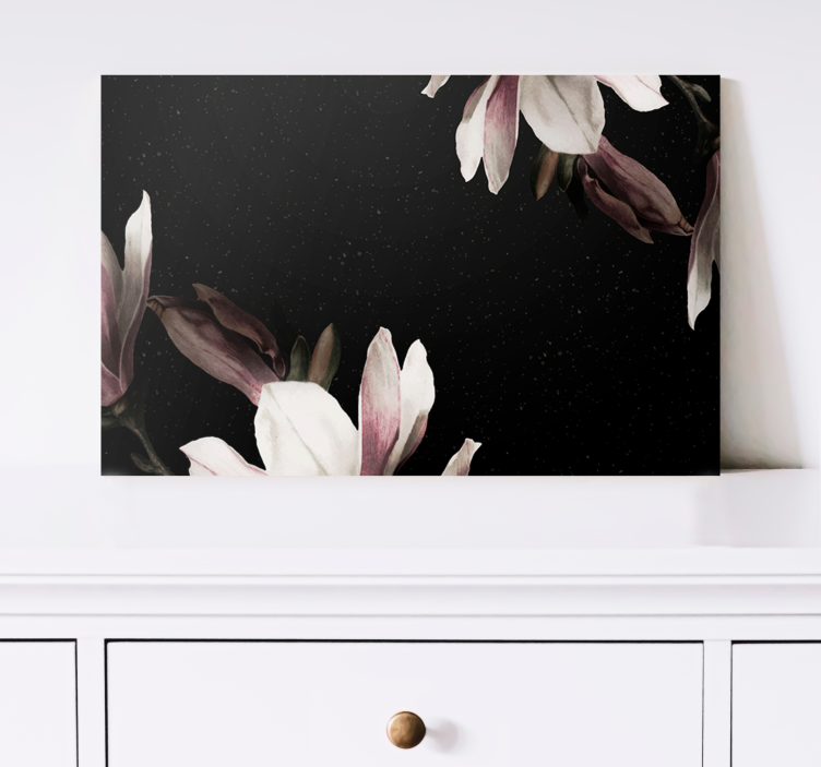 Flowers canvas magnolia blossom arrangement - TenStickers