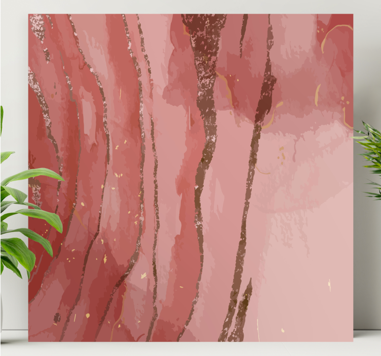 Fluid Rose Patterns abstract wall art  1 - TenStickers