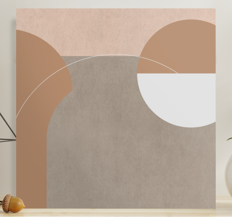 Irregular geometric style modern canvas - TenStickers