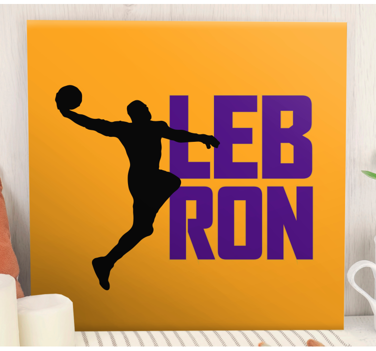 LeBron James cool basketball teen canvas prints - TenStickers