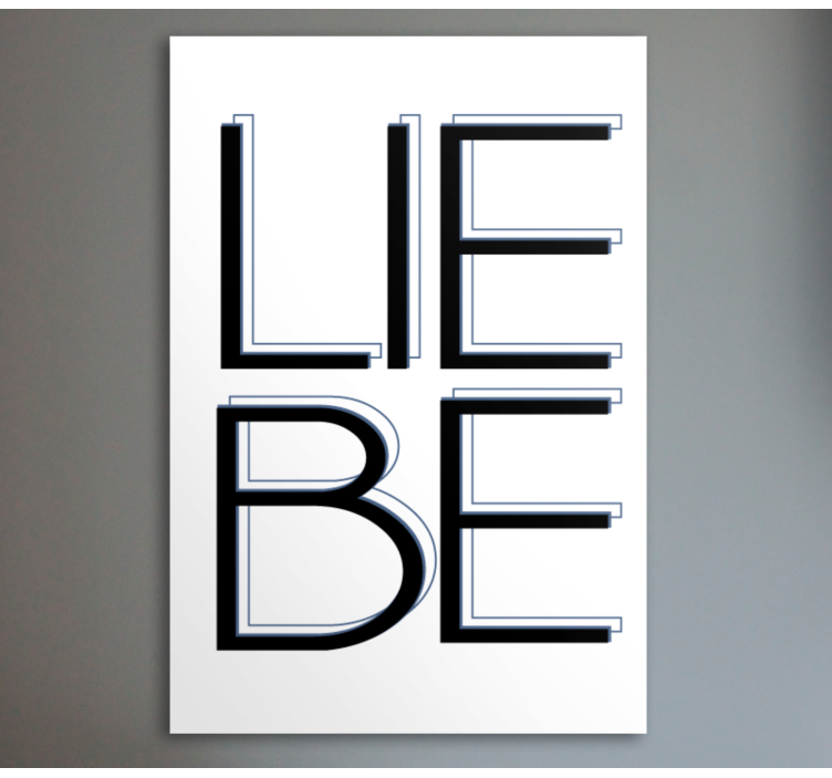 Quote canvas typography art - TenStickers