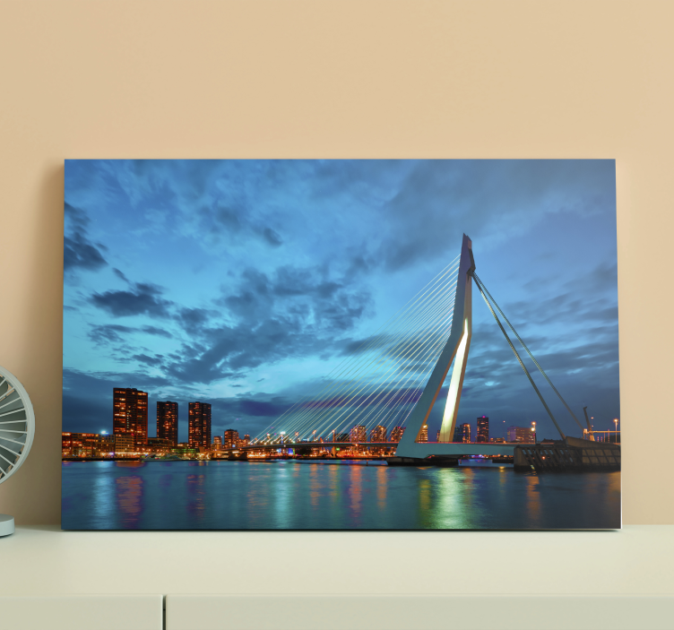 Rotterdam skyline city canvas prints - TenStickers