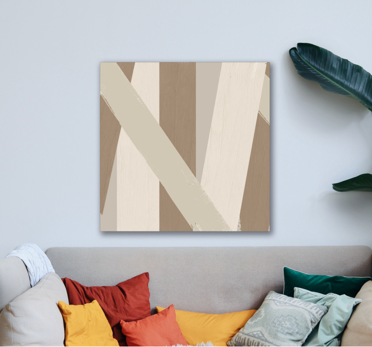 Sand color canvas art prints - TenStickers