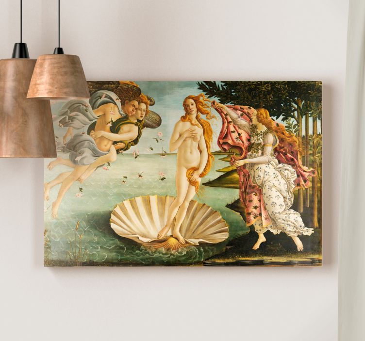 The Birth of Venus canvas art - TenStickers