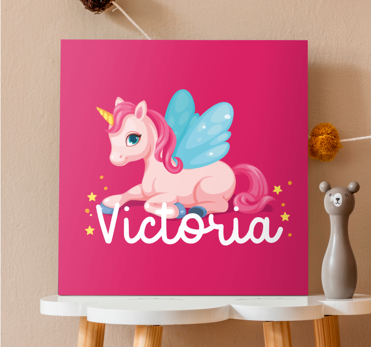 Unicorn pictures framed cute fantasy creature - TenStickers