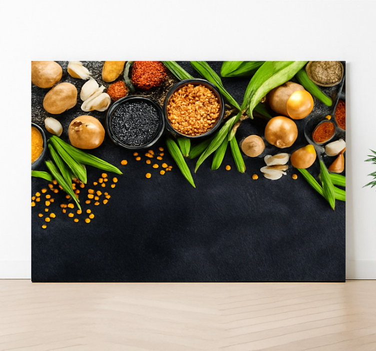 Vegetables and spices kitchen prints - TenStickers