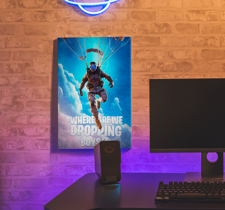 where are we dropping framed gaming wall art - TenStickers