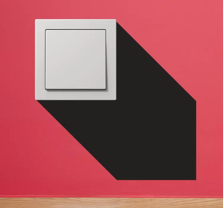 3D shadow light switch sticker - TenStickers