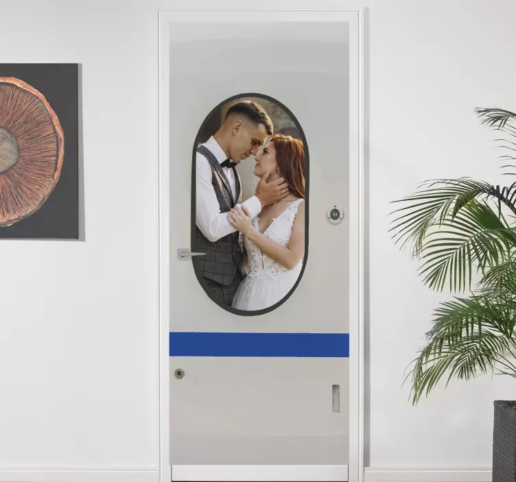 Metro doors vinyl sticker - TenStickers