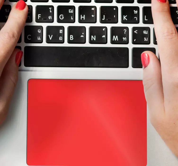 Personalisable colour trackpad laptop sticker - TenStickers