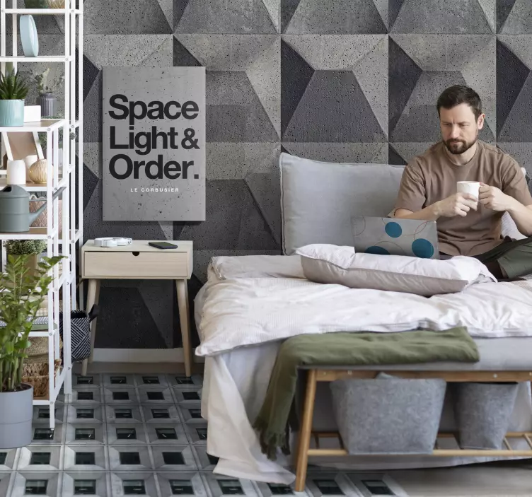 Brutalism design laptop skin decal - TenStickers