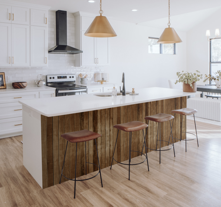 Wood Strips furniture decal  3600 - TenStickers