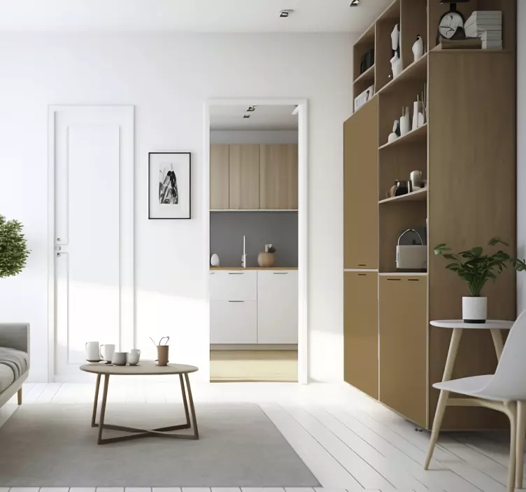 Matt Beige Brown = Matte Beige Brown furniture decal  3600 - TenStickers