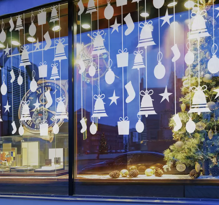 Christmas socks christmas sticker - TenStickers