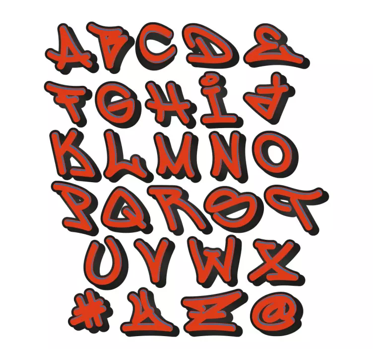 Graffiti console commands urban gaming wall sticker - TenStickers